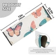 thumbnail image 5 of Yayeee Runner Rug for Bedroom 2'x6' Machine Washable Hallway Non Slip Mat, Colorful Butterflies, 5 of 8