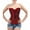 Dark Red, variant on YouLoveIt Women's Corsets Bustiers Satin Lace up Overbust Corset Plus Size Waist Training Corsets G-String Set Plus Size Overbust Corset Bustier Top