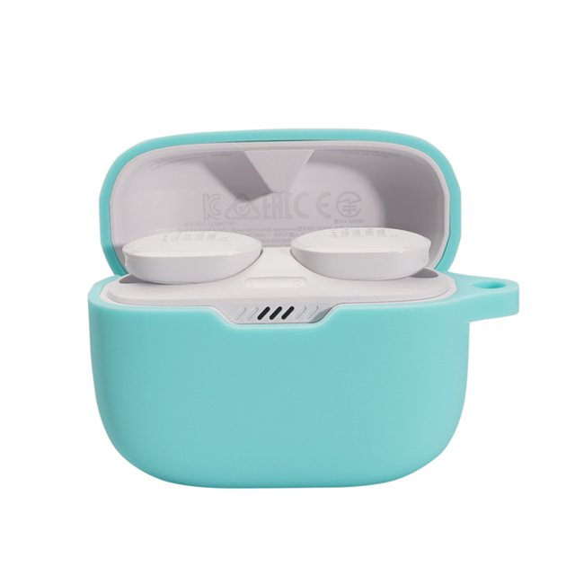 EDTara Soft Silicone Protective Case Compatible For Jbl Tune T130nc Tws Wireless Bluetooth-compatible Earphone Anti-lost Storage Cover
