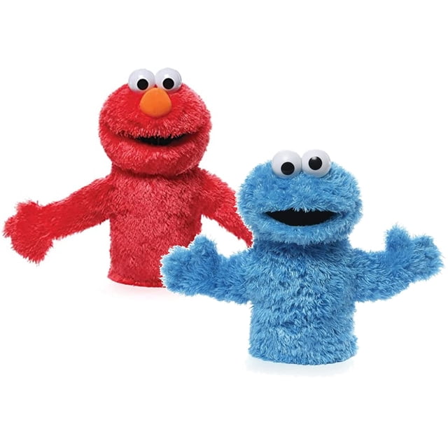 Set de marionetas de mano GUND Elmo y Cookie Monster