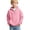 Pink, variant on OGLCCG Hoodies for Boys Size 7-8,Boys Waffle Pullover Hoodie Kids Long Sleeve Half Zip Hooded Sweatshirts with Pocket,Blue