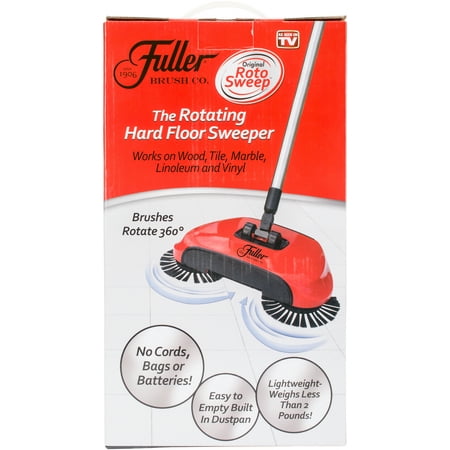 Fuller Brush Co. Rotating Hard Floor Sweeper (Best Floor Sweeper With Rotating Brushes)