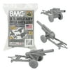 BMC Classic Marx Military Howitzers - Gray 3pc Plastic Army Men Field Artillery