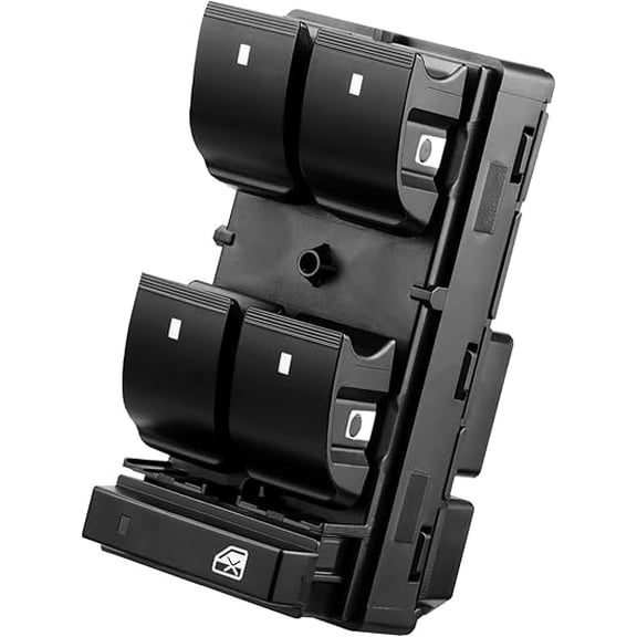 Master Window Switch Driver Side Compatible with Chevy Silverado/Chevrolet Traverse/HHR/2007-2013 GMC Sierra/Yukon/Buick Enclave Replacement # 20945129, 25789692, 25951963