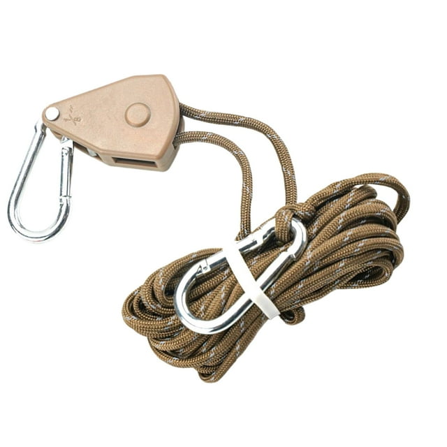 Colgador de cuerda de trinquete Zulema para acampar toldo ligero resistente 4m caqui