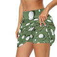 thumbnail image 5 of Uorisango Golf Ball Tennis Golf Skirts for Women Size XS Stretchy Comfortable Golf Athletic Activewear Skorts Fashionable Women's Mini Tennis Skirt for Workout Pickleball Running, 5 of 7