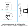 thumbnail image 3 of Soporte para pantallas de 13" a 50", ultradelgado y con brazo articulado Steren STV-064, 3 of 10