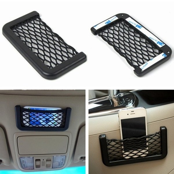 Bolsa de transporte para automóvil Bolsa de red de almacenamiento para automóvil Bolsa negra para transporte de automóvil para Volkswagen Chevrolet Audi Toyota Ford Honda Mercedes-Benz Accesorios de estilo de automóvil Accesorios creativos para automóviles 20 * 8 cm ZefeiWu 1327533517423