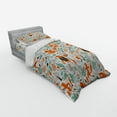 thumbnail image 2 of Ambesonne Fox Bedding Set 3 Pcs, Funny Garden, Twin XL, Turquoise Orange Brown, 2 of 2