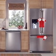thumbnail image 4 of 2 fundas navideñas para manijas de refrigerador, lindas cubiertas 3D para manijas de electrodomésticos de cocina para decoración navideña, 4 of 5
