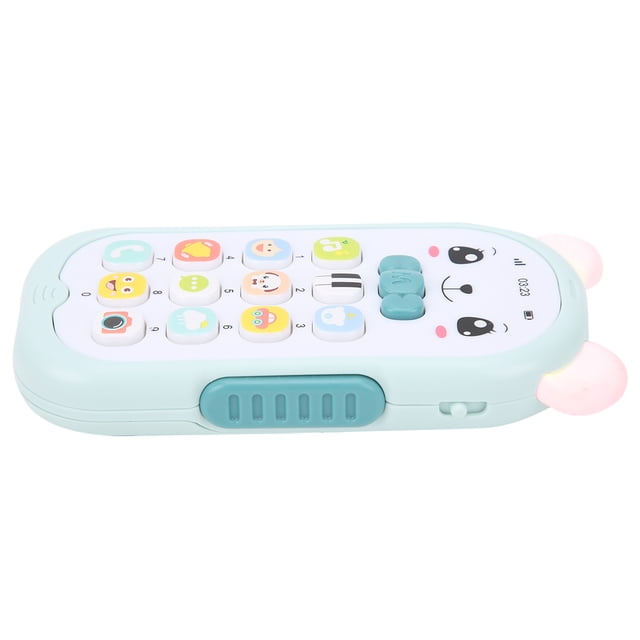 Juguete para Teléfono Móvil para Niños, Estilo de Dibujos Animados, Música, Sonido, Efecto de Luz