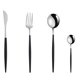 thumbnail image 1 of 4 piezas, reutilizables para el almuerzo, camping, escuela, picnic, lugar de trabajo, viajes, incluye tenedor, cuchara, cuchillo, 1 of 5