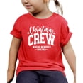 thumbnail image 4 of Christmas Crew Shirt for Adults and Kids Matching Holiday Tee for Mom Dad Girls Boys Vintage Red Shirt 4T, 4 of 6