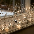 thumbnail image 3 of GE ConstantON 100 Clear Lights Glitter Gem Garland 9 ft Clear/White Wire, 3 of 4