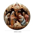 thumbnail image 3 of Moocorvic 3D Nativity Ornaments for Christmas Tree, Nativity Scene Acrylic Christmas Hanging Ornament Bulk for Xmas Tree, Religious Gift for Family, 3 of 5