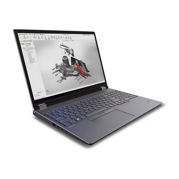 Lenovo ThinkPad P16 Gen 2 21FA - Intel Core i9 - 13950HX / up to 5.5 GHz - vPro Enterprise - Win 11 Pro - RTX A2000 - 32 GB RAM - 1 TB SSD TCG Opal Encryption 2, NVMe, Performance - 16" IPS 2560 x 1600 (WQXGA) @ 165 Hz - Wi-Fi 6E - storm gray (top), villi black (bottom) - kbd: English - with 3 Years Lenovo Premier Support + 3 Years Lenovo Sealed Battery Add On
