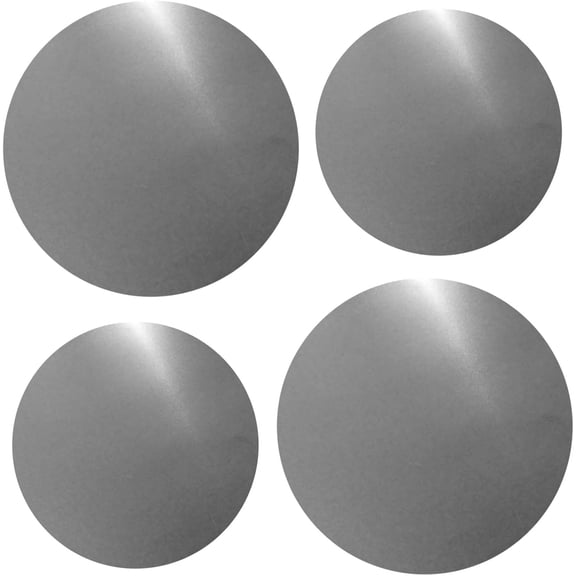 Kerixi Electric Stove Burner Covers Stovetop Decor Silver for Expanding Counter Space