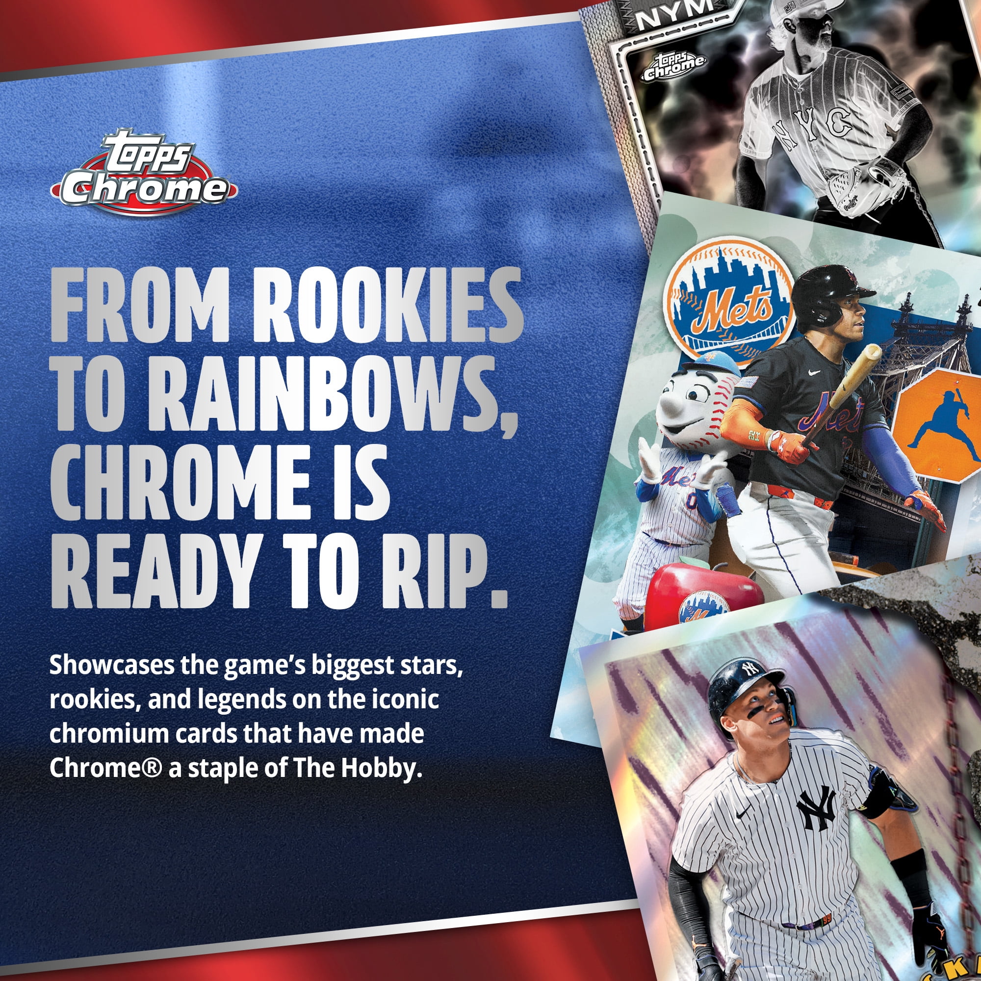 2026 Topps Chrome Baseball Trading Cards Mega Box