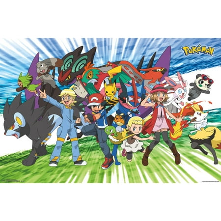 Pokemon Traveling Party TV Show Poster 22x34