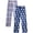 Navy Unicorns/Plaid, variant on Girls Pajama Pants Cute Pattern Fleece Plaid Girls Pajamas Sleepwear 2 Pack
