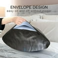 thumbnail image 7 of Wolf Satin Pillowcase for Hair and Skin Silk Pillowcase Soft Breathable Sleeping Pillow Covers Smooth Cooling Pillowcase with Envelope Closure Size Standard 20x26 in Home Decor Gifts, 7 of 7