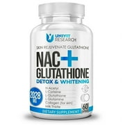 Nac + Glutathione Skin Rejuvenate 2028 mg- 60 Capsule
