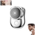 thumbnail image 1 of SUTENGDA Beard Trimmer for Men  Electric Razor for Men  Portable & Rechargeable Powerful Shaver  Easy One-Button Use  Suitable for Home  Travel  Silver, 1 of 7