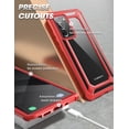 thumbnail image 6 of SUPCASE Unicorn Beetle EXO Pro Series Case for Galaxy Note 20 Ultra (2020 Release), Premium Hybrid Protective Clear Bumper Case Without Built-in Screen Protector (Red), 6 of 8
