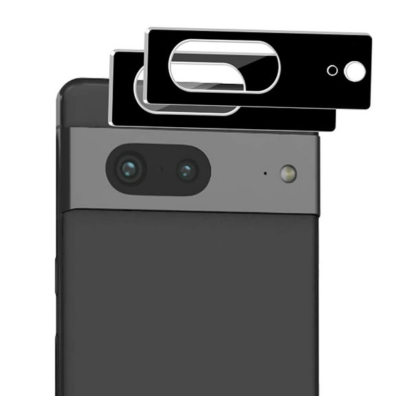 KIQ 2 Pack CLEAR Tempered Glass Screen Protector Cover for the Rear / Back Camera Lens Compatible with Google Pixel 7
