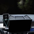 thumbnail image 4 of Black Central Control Screen Storage Box With Triangular Stable Phone Holder Fit For Chery JETOUR T2 2023-2024, 4 of 6