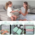 thumbnail image 5 of Bugucat Lunch Box 1300ML 2 Set,Leak-Proof Bento Lunch Box with 4 Compartments,Kids Lunch Box Bento Box Adult with Cutlery, Snack Boxes Bento Boxes with Compartments for School Kindergarten Office, 5 of 6