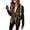 Army Green, variant on Women's Faux Suede Jackets Fall Clothes Long Sleeve Open Front Cropped Coat Outwear