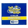 thumbnail image 5 of Basic Kitchen Trash Bags, 13 Gallon, 10 Bags (Drawstring), 5 of 6