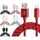 thumbnail image 1 of El cable de datos de la aleación de aluminio del enrejado del tigre para Apple Android type-c123 mide la línea de carga rápida, 1 of 5