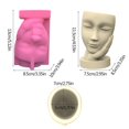 thumbnail image 3 of Succulent Plant Pots Silicone Mold Jewelry Storage Boxes Resin Mold DIY Face Holding Girl Flower Pot Pen Holder Mold, 3 of 4
