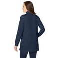 thumbnail image 2 of Woman Within Plus Size Perfect Long-Sleeve Mockneck Tee (Petite Available), 2 of 6