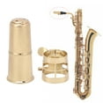 thumbnail image 4 of Saxophone Mouthpiece , Clear Sound Alto Saxophone Mouthpiece,  Brass  Musical Instrument Accessories School For Home Saxophone, 4 of 8