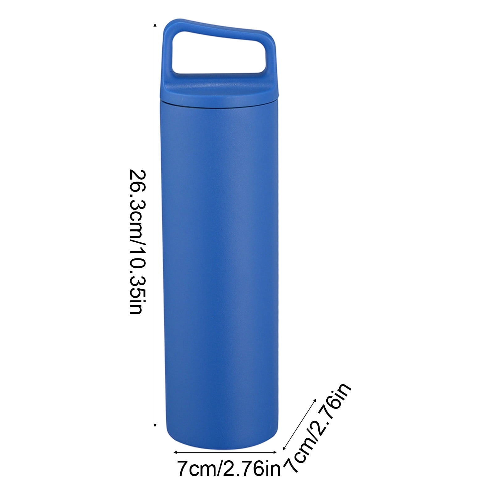 YiJuHui 4pcs Vacuum Insulated Water Bottle, Stainless Steel Wide Mouth Thermos for Hot Cold Beverages, Leakproof Portable Sports Outdoor Hiking Gym 0