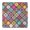Multicolor Ethnic Geometric-2, variant on Multicolor Ethnic Geometric Patchwork Pattern Square Fitted Tablecloth with Elastic Edge,Square Table Cover,Washable Elastic Table Cover for Home Kitchen Party Decor 34"x34"