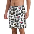 thumbnail image 2 of Kdxio Cool Camera Pattern Mens Casual Shorts - Drawstring Summer Beach Sports Shorts for Men, 2 of 9