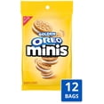 thumbnail image 2 of 1 Pack - OREO Minis Golden Sandwich Cookies, 12 - 3 oz Bags, 2 of 5