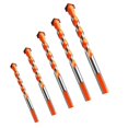 thumbnail image 3 of 5Pcs Alloy Triangle Spiral Drill Bits Set for Glass Tile Rotary Tools, 3 of 5