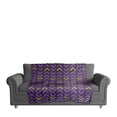 thumbnail image 3 of Creative Products Purple Gold Chevrons 50x60 Coral Fleece Blanket, 3 of 3