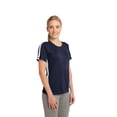 thumbnail image 4 of Sport-Tek Ladies Colorblock PosiCharge Competitor Tee-XS (True Navy/ White), 4 of 6