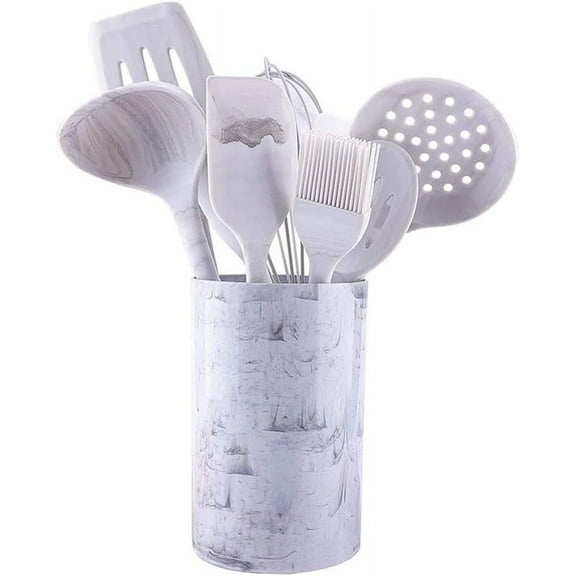 RKXQT  12 piece set Silicone kitchenware Cookware Cooking Tools Shovel Spoon kitchen utensils sets dishes accessories gadgets Set(With Spoon)