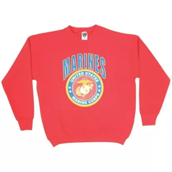 Marines Insignia Sweatshirt Red - 2xl