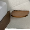 thumbnail image 6 of Baxton Studio Bernice Japandi Platform Bed, Queen, Cream, 6 of 9
