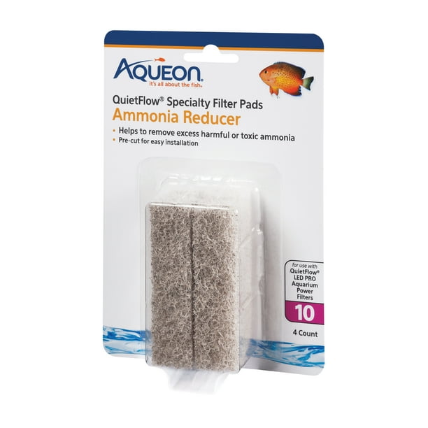 Aqueon Replacement Specialty Filter Pads Ammonia Reducer 10 Walmart