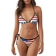 thumbnail image 1 of Balery Thank You Veterans Pijama Estampado Bikini de Dos Piezas para Mujer - Conjunto de Bikini Ajustable Sexy y Cómodo para Playa, 1 of 6