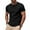 Black, variant on Gifts Dianli Summer Fitness Men's Solid Color Quick-Dry Breathable Running T-Shirt Short Sleeve Round Neck Outdoor Marathon Athletic Moisture-Wicking Performance Tee Outdoor